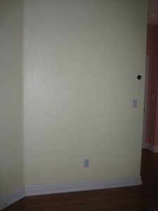 Our blank wall.